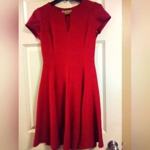 Danny & Nicole, size 4, Short Sleeve Fit + Flare Dress